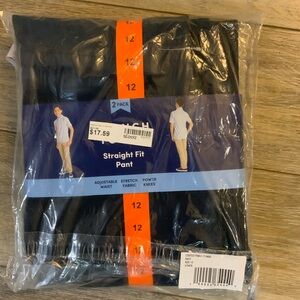 French Toast Kids Straight Fit Pants. Set of two. Multiple Sizes